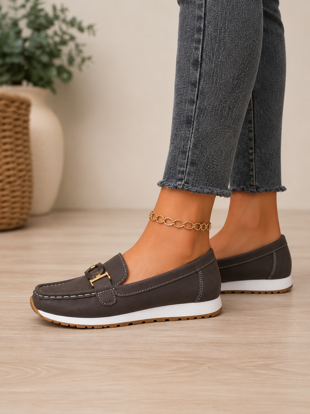 Julia- Zapatos Casuales con Hebilla