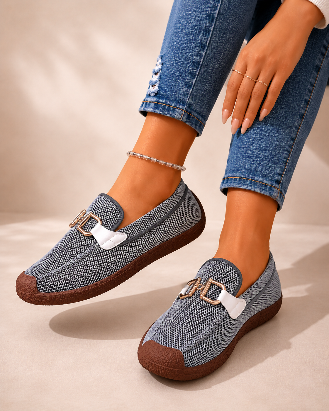Marina - Zapatilla tipo mocasín