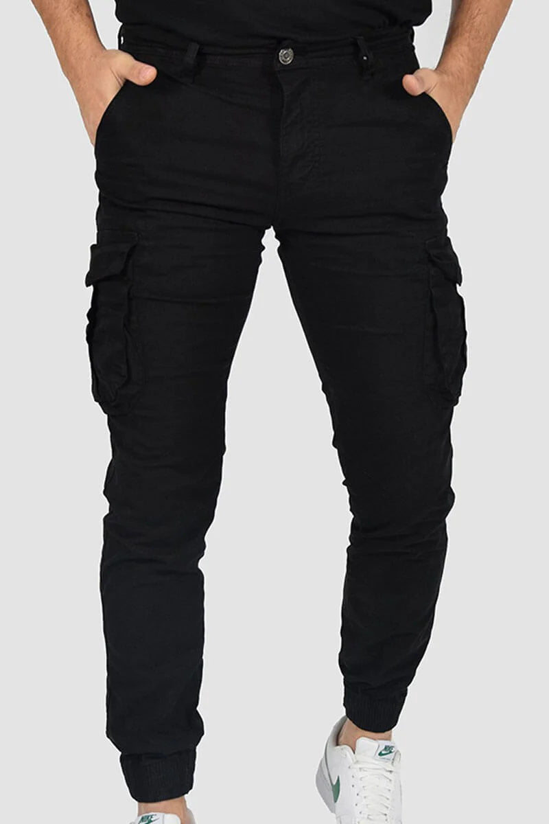 Pantalones con bolsillo y puños