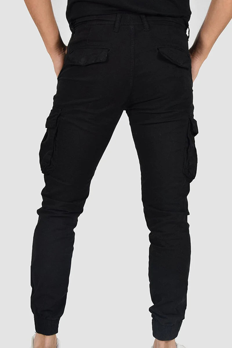 Pantalones con bolsillo y puños