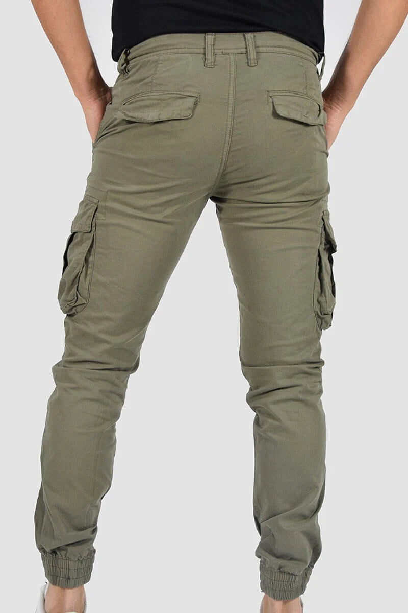 Pantalones con bolsillo y puños