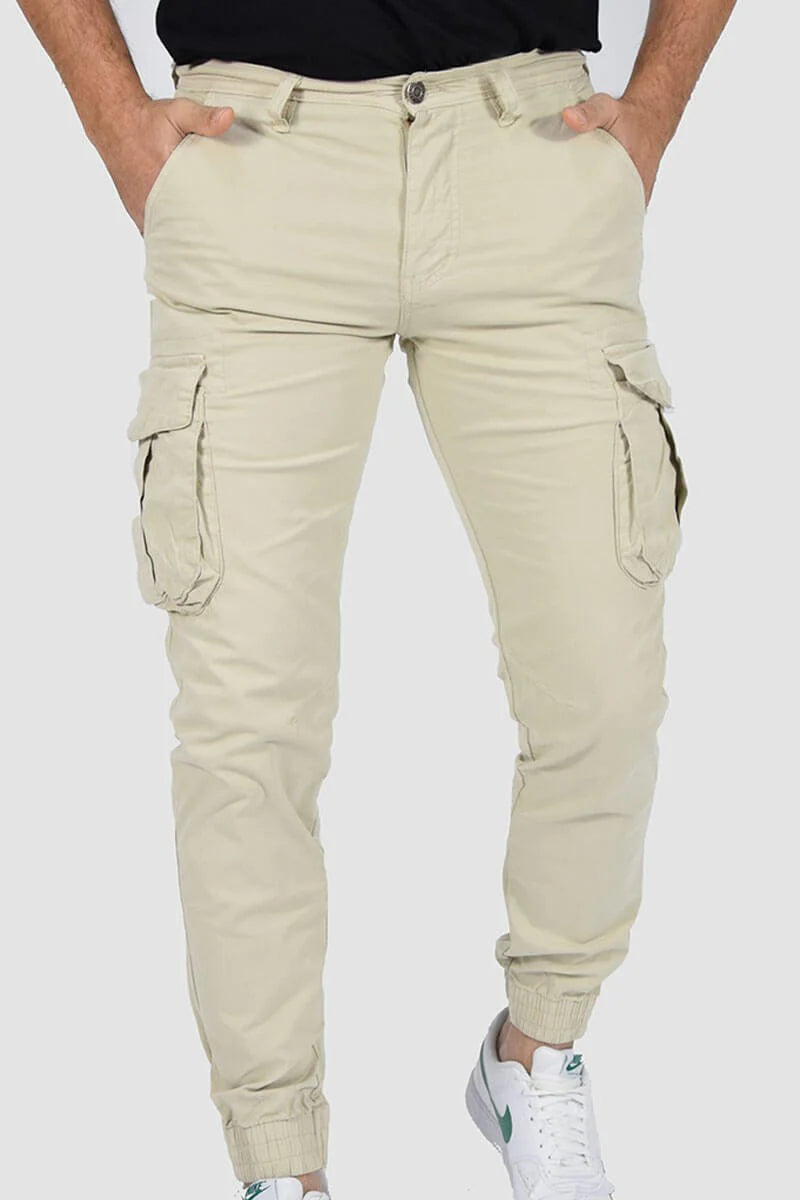 Pantalones con bolsillo y puños