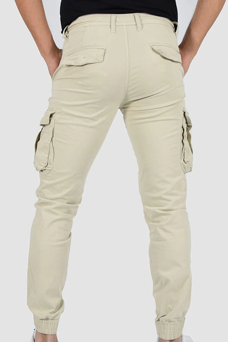 Pantalones con bolsillo y puños