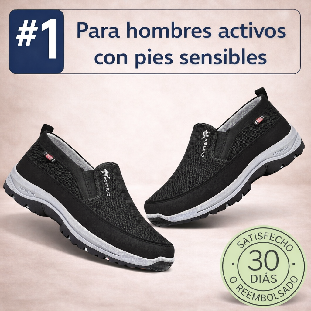 Zapatillas para caminar con comodidad ortopédica
