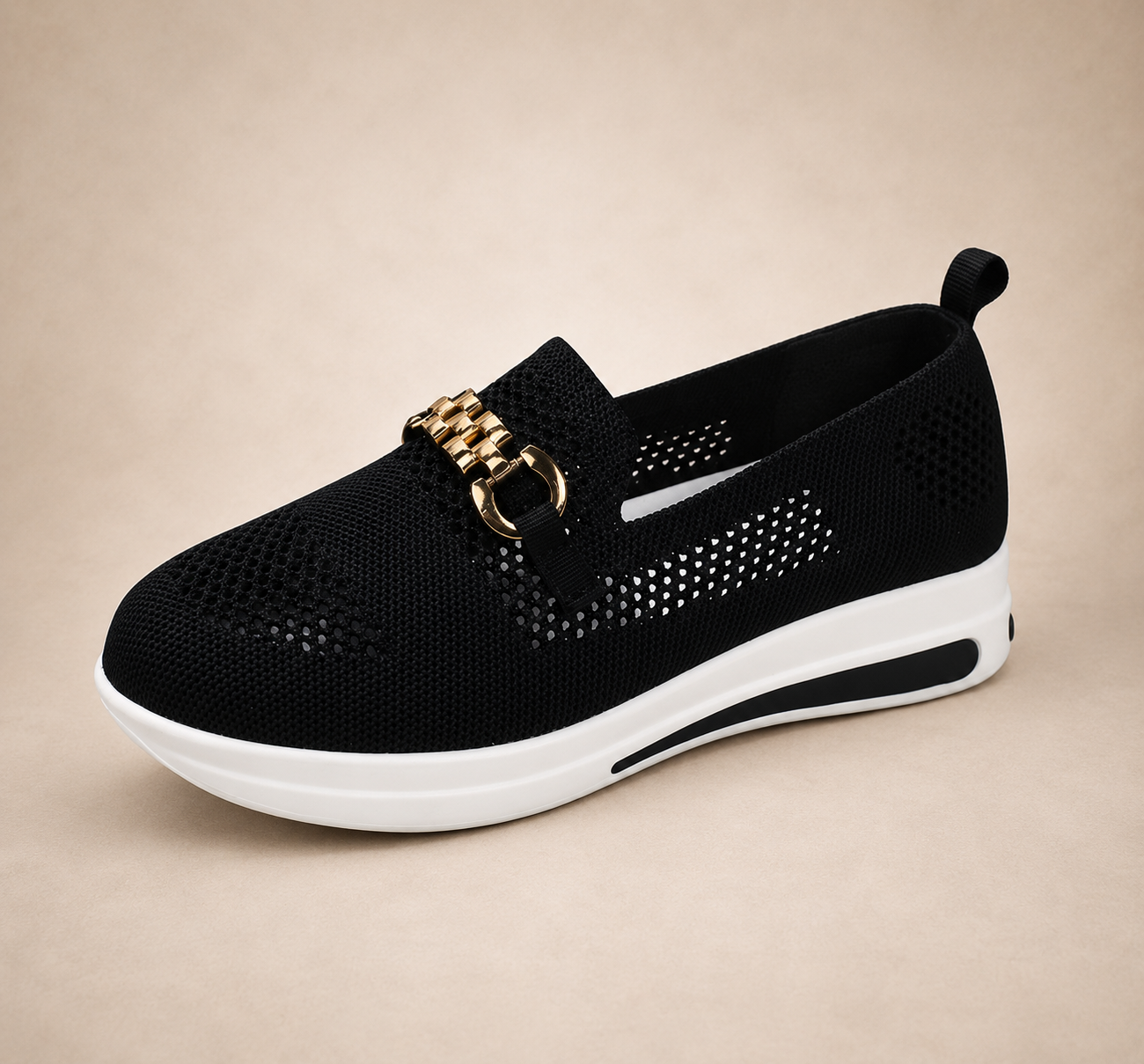 Elena - Mocasines de punto transpirables