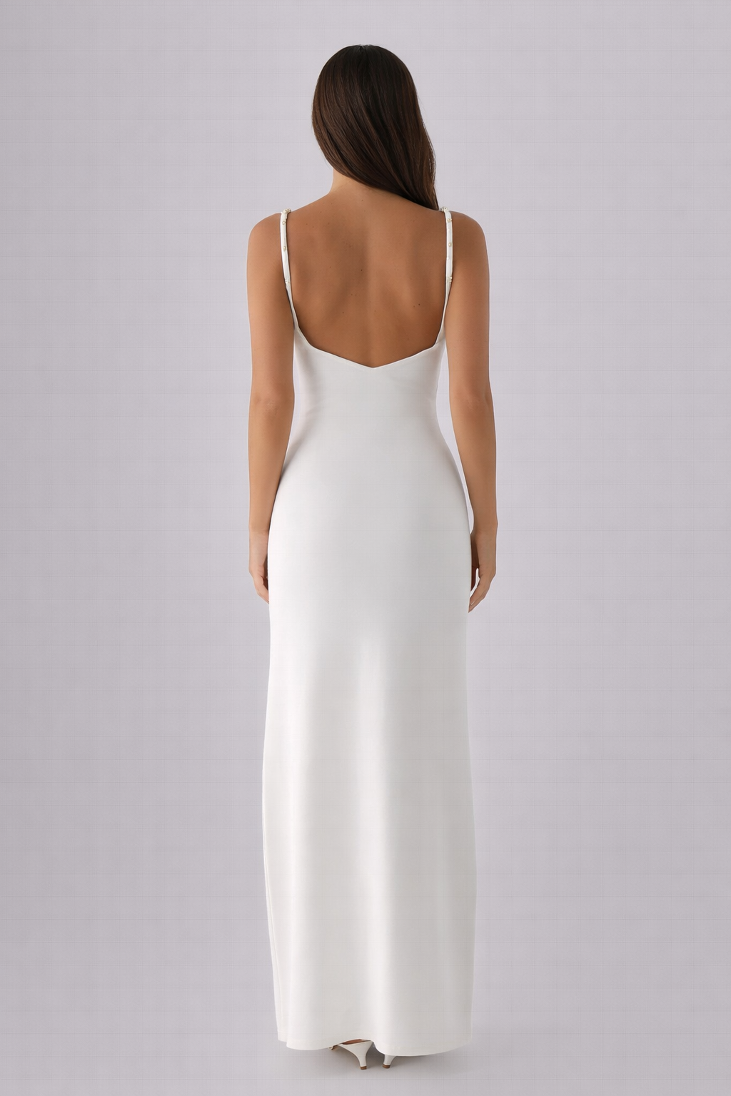 Vestido largo espalda abierta