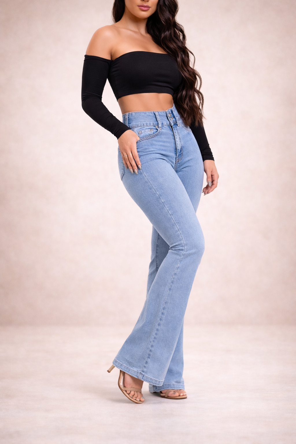 Vaqueros con cintura elastica