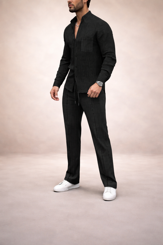 Conjunto camisa con botones