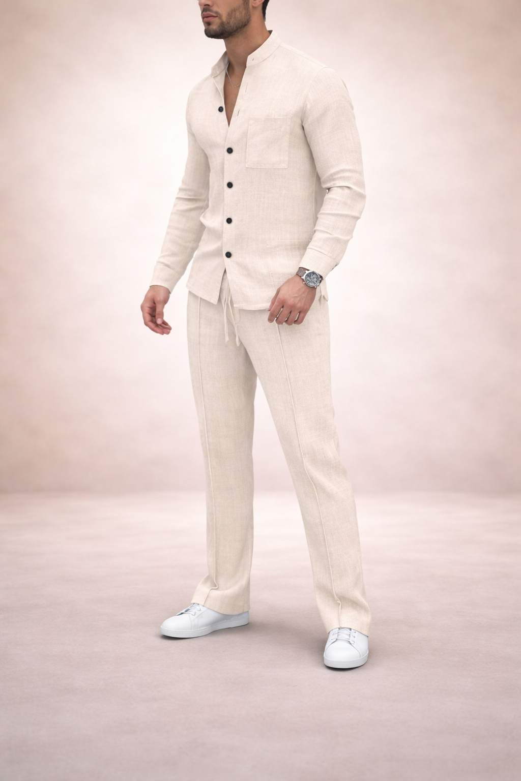 Conjunto camisa con botones